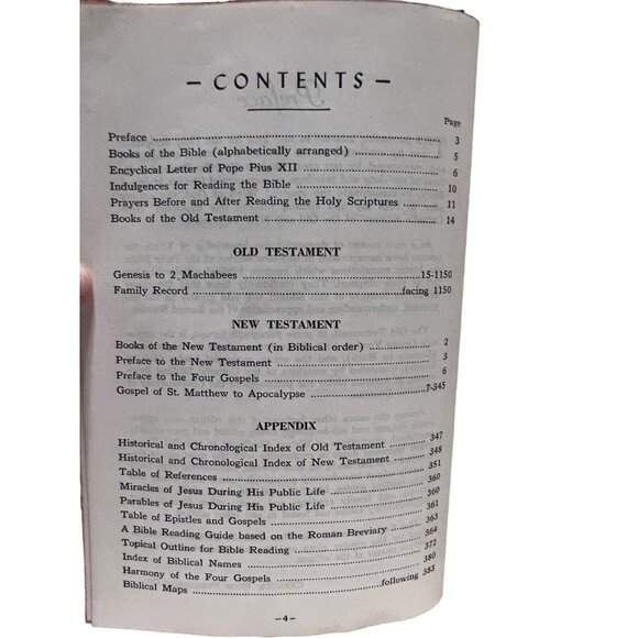 Vintage Holy Bible Cedar Box Union Made United Brotherhood Of Carpenters w/Bible - Picture 16 of 16